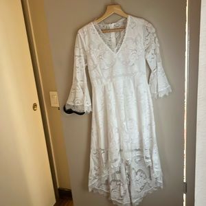 Brand new white hand made